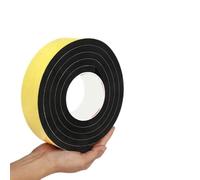 SFQEVHRZ Ruban de Mousse， Foam Insulation Tape, for Windows Hardware EVA Black Foam Sponge Rubber Strip Tape Strong Adhesive Window Door Seal Strip Insulation Tape(10M x 40mm x 1mm)