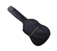 SFQEVHRZ Sac à Dos pour Guitare, Étui de Guitare Acoustique Noir rembourré en Nylon Oxford indéchirable et imperméable 41 Pouces avec Doubles Sangles