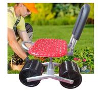 SFQEVHRZ Tabouret de Jardin， Siège de Travail Roulant, Chariot de Jardin, Tabouret pivotant, Chaise de cueillette agricole for l'extérieur, Les pelouses et Les Cours