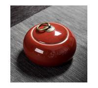SFQEVHRZ Urne pour Animaux de Compagnie, Mini for Petits Chiens, Chats, Cendres humaines, mémorial de crémation des, funéraire(Wine Red)