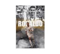 SFQQE Cristiano Ronaldo Real Madrid Poster sur toile pour chambre à coucher, bureau, chambre, cadeau 30 x 45 cm