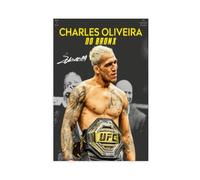 SFQQE Poster sur toile Charles Oliveira UFC pour décoration de chambre à coucher, bureau, chambre, cadeau 30 x 45 cm