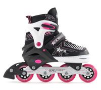 SFR Pulsar Patins à roues alignées ajustables pour enfants - Rose - UK:8J-11J EU:25.5-29 US:M9J-12J