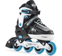 SFR Pulsar patins à roulettes en ligne réglables bleu