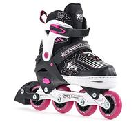 SFR RS480 Patins à Glace réglables pour Enfant Unisexe, Enfant, Rose, 35.5-39.5 EU