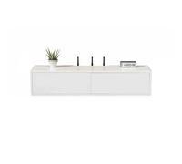 SFSLBFB Meuble TV Mural Suspendu, Console multimédia Moderne sous-TV avec tiroir, Support TV Mural avec Passe-câbles pour Bureau, Salon, Chambre.99