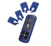 SFSSWSRYDF TENS EMS Électrostimulateur Musculaire Digital Soulagement Efficace de la Douleur + Entraînement 8 Modes + 19 Niveaux d'Intensité,Bleu