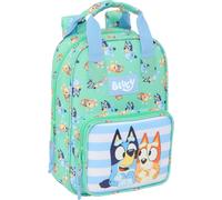 Sfta Blue Sisers - Sac À Dos Pour Enfant, Adaptable Avec Poignées, Tissu Recyclable, Idéal Pour Les Enfants De Différents Âges, Confortable Et Polyvalent, Qualité Et Résistance, 20 X 8 X 28 Cm, Vert