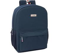 Sfta El Ganso Eclipse - Sac À Dos D'École, Adaptable Au Chariot, Idéal Pour Les Enfants De Différents Âges, Confortable Et Polyvalent, Qualité Et Résistance, 32 X 14 X 43 Cm, Bleu Marine, M