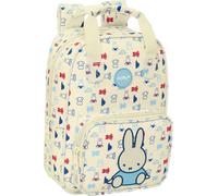 Sfta Miffy Buddy - Sac À Dos Pour Enfant, Avec Poignées, Nettoyage Facile, Idéal Pour Les Enfants De Différents Âges, Confortable Et Polyvalent, Qualité Et Résistance, 20 X 8 X 28 Cm, Beige Pastel, M