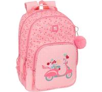Sfta Moos Passion - Sac À Dos Double Adaptable Chariot, Tissu Recyclable, Idéal Pour Les Enfants De Différents Âges, Confortable Et Polyvalent, Qualité Et Résistance, 32 X 15 X 42 Cm, Multicolore, M,