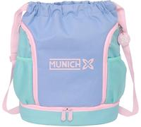 Sfta Munich Mellow Sac À Dos, Idéal Pour Les Enfants De Différents Âges, Confortable Et Polyvalent, Qualité Et Résistance, 34 X 15 X 43 Cm, Bleu/Bleu Ciel/Rose Clair, M, Décontracté