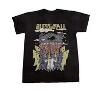 SftrDFsiu Blessthefall Band Monsters Cat Cotton Gift for Fan S to 5XL T-Shirt Black S