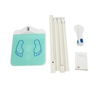 SFTYEI Balance médicale 180 kg avec sortie vocale pour la maison | Analyseur de composition corporelle, mesure de la taille 10-220 cm, IMC, zéro automatique, en verre, amovible, pour clinique