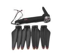 SFWWPFSKK Compatible avec Les pièces de Rechange du Drone AE86 Pro Max RC Bras de Moteur sans Balai Avant Droit + hélice CW CCW 4 pièces Aile de Ventilateur à Turbine Pliable