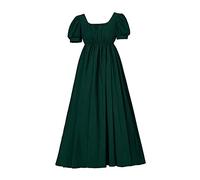 SFWXCOS Robe Regency pour Femmes Robe Victorienne Robe de Bal Regency Era Dress Costume Ruffle Empire Waist Dress Robe Jane Austen