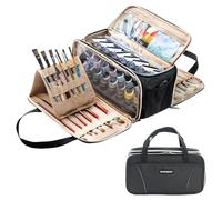 SFYBYHEART Étui de Transport pour Ensemble de Peinture, Organisateur de Fournitures artistiques, Sac de Peinture, Sacs fourre-Tout d'art, Organisateur d'artisanat et de Rangement avec Poches pour