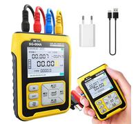 SG-004A Générateur de Signal Portable 4-20mA 0-24V, Simulateur de Courant et Tension Réglable, Testeur de Thermocouple, 3000mAh, Courbe Temps Réel, Données Historiques Enregistrables (Jaune)