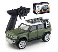 SG-2402 Mini voiture d'escalade télécommandée à l'échelle 1/24 pour adultes, 2,4 G 4 roues motrices tout-terrain RC Crawler avec corps en alliage et lumières LED, véhicule électrique RTR pour amateur