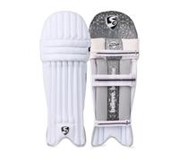 SG Campus Batting Leg Guard for Men & Boys |White | Size: Youth |For Right-Hand Batsman |Closure Type: Hook and Loop |Leg protection for cricket |Cricket safety gear | Cricket pads | Batting leg armor