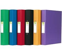 SG Education Kf02008 classeur à anneaux, A4, Rouge (lot de 10)