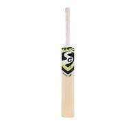 SG Savage Plus Batte de Cricket en Forme de Saule du Cachemire (Taille 4, Boule en Cuir) Men's, Beige
