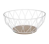 SG Secret de Gourmet CORBEILLE LOSANGE BLANC 28CM