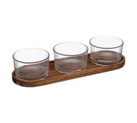 Secret de Gourmet - Service Apéritif 4 Pièces "Nala" 31cm Marron Marron G