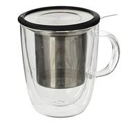 SG Secret de Gourmet JJA SOCIETE' Tasse en verre avec infuseur 30 cl