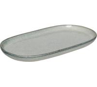 Sg secret de gourmet - Platte "terre inconnue" aus grüner keramik 30x18cm