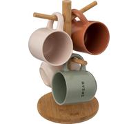 Sg secret de gourmet - Rack 4 becher "mots" aus keramik 24cl