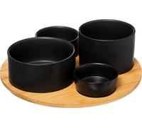 Sg secret de gourmet - Set apéritif 5 pièces "bois moderne