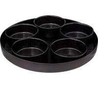 Sg secret de gourmet - Set apéritif "astra" schwarz 6-teilig