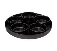 Sg secret de gourmet - Set apéritif "astra" schwarz 6-teilig