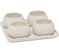 Sg secret de gourmet - Set d'apéritif "nora" weiß 5-teilig