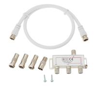 SG Store 1 ensemble répartiteur d'antenne 3 voies répartiteur de câble coaxial répartiteur pour TV DVB-T2 DVBC prise F boîte doaxiale TV CATV satellites