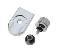 SG Store 1 lot de boulons de selle en alliage d'aluminium plaqué chrome et écrou d'assemblage de siège arrière de moto compatible avec Fender Davidson (argenté)