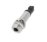 SG Store 1 Prise Jack pour Guitare 6,35 Mm Sortie 2,5 Mm Entrée Compatible avec Guitare Acoustique 60,5 X 15,6 Mm Accessoires pour Instruments Argent