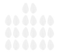 SG Store 10 Pairs Glasses Silicone Nose Pads 7x12x4.5mm Compatible with Glasses Sunglasses Frames White