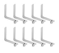 SG Store 10pcs Clips de Poteau de Tente Pinces à Ressort de Pagaie de Kayak en Acier Inoxydable Pinces à Ressort de Bouton Poussoir de Poteau de Tente de 6mm pour Pagaies de Canoë-Kayak