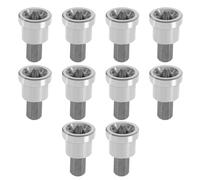 SG Store 10pcs Embout Magnétique pour Cloisons Sèches 1/4" Tournevis de Localisation Plaques de Plâtre à Tige Hexagonale 25mm Embouts PH2 en Acier Allié S2 pour Limite de Butée Plaque de Plâtre