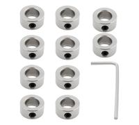 SG Store 10X Colliers D'arbre de 8 Mm de Diamètre Intérieur Collier de Verrouillage à Vis de Serrage Adapté Aux Composants de Boîte de Vitesses D'imprimante 3D Bases de Transmission