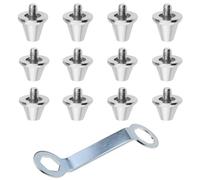 SG Store 12 Pièces Crampons de Remplacement pour Chaussures de Football Compatible avec Puma Ensemble de Crampons de Football en Alliage d'aluminium New Balance B