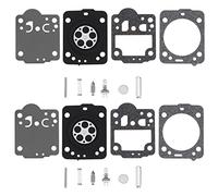 SG Store 2 Ensembles de Carburateur Carb Rebuild Kit de Réparation Joint Diaphragme Compatible avec Husqvarna 240 236 235 435 Compatible avec JONSERED CS2238 CS2234 Tronçonneuse