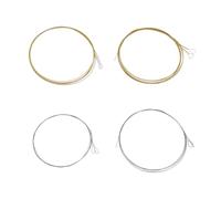 SG Store 2 Jeux de Cordes pour Mandoline (.010-.034) avec Extrémité en Boucle M101 Longueur de Corde 29,5 Pouces Acier Inoxydable Plaqué Bronze Argent Et Gloden