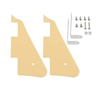 SG Store 2 Lot Plaques de Protection pour Guitare électrique Standard LP Pickguard Jaune Clair avec Support de Montage