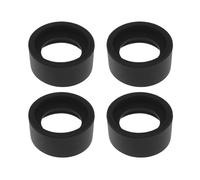 SG Store 2 paires de 4pcs 32-36mm Couvercle d'oculaire Oculaire Binoculaire Tasses de Protection Accessoire de Microscope Stéréo pour Microscope Stéréo Caoutchouc Souple Angle Plat