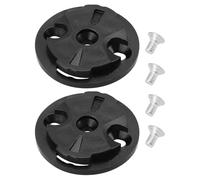 SG Store 2 Sets Supports d'ordinateur de Vélo Base Fixe Support de Chronomètre Base de Fixation de Cadran de Siège Mâle Fixe Compatible avec Garmin 32x29x2mm Noir