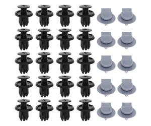 SG Store 20 Clips de Lot de Fixation pour Pare-Chocs + 10 Clips de Garniture de Passage de Roue Compatibles avec BMW Mini Cooper Cabriolet Clubman Clubvan Countryman Coupé Paceman Roadster R50 R52