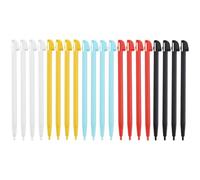 SG Store 20 Stylets Lot de pour écran Tactile de Manette de Jeu Compatibles avec Nintendo Wii U 98,2 X 8,4 Mm Stylo Numérique pour Manette de Jeu Pointeur Bleu/Jaune/Noir/Rouge/Blanc